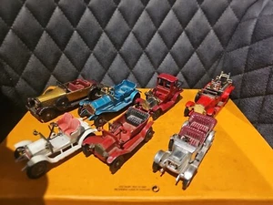 Matchbox Models of Yesteryear Bundle Of 7 Cars All Damaged  - Picture 1 of 11