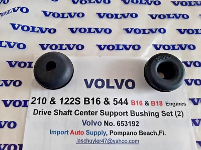 Volvo 544 Driveshaft Support Cushions Bushings - Genuine Volvo #653192 - Image 1 of 2