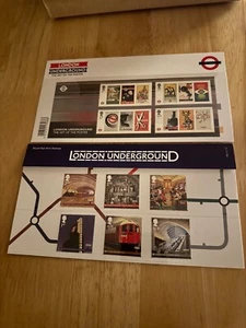 royal mail mint stamps presentation pack 480 London Underground plus mini sheet - Picture 1 of 5