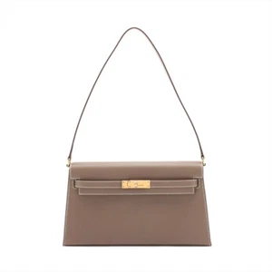 Hermès Kelly Elan Veau Madame Etoupe Gold Metal Fittings W: 2024 - Picture 1 of 10