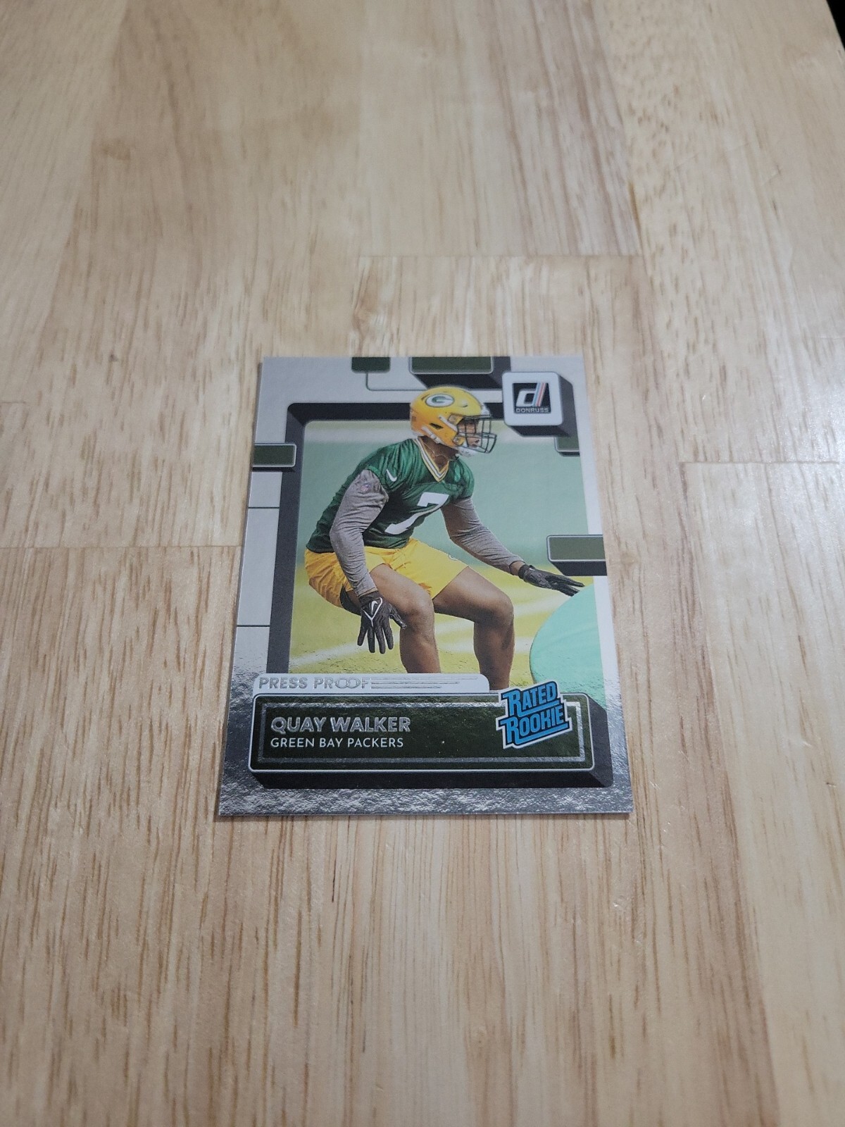 2022 Donruss QUAY WALKER Silver Press Proof /100 Rated Rookie Card RC #356 SP