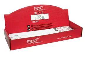 Milwaukee 48-01-7189 12" 18 TPI Sawzall Blades, 100 Pack - Picture 1 of 1