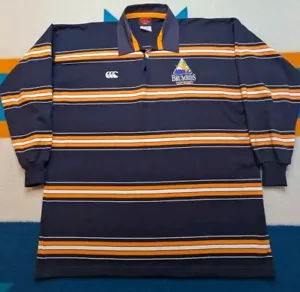 Camiseta deportiva de rugby vintage ACT Brumbies manga larga bordada hecha en Australia 2XL - Imagen 1 de 7