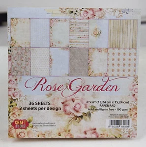 Bastelmaterial, Hintergrundpapier, Scrapbooking, Rosen, Vintage, Hochzeit - Bild 1 von 9