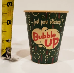 Bubble-Up Cola ""... ¡solo puro placer!" Taza de papel encerado - Imagen 1 de 2
