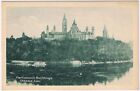 Carte postale édifices du Parlement Ottawa Ontario 1928 PECO