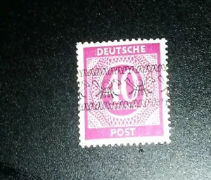 Germany: Allied Occupation 1948 British/US Zone O/P Posthorn Scott #65 - Picture 1 of 2