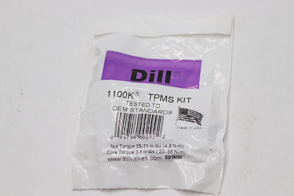 Kit de sensor de monitoreo de neumáticos Dill TPMS 1100K  Foto 1 de 1