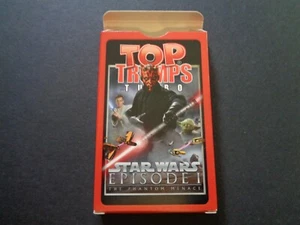 TOP TRUMPS TURBO Star Wars Saga "Episode I The Phantom Menace" BOX ONLY NO CARDS - Picture 1 of 7