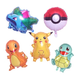 Pokemon Foil Balloons Set Pikachu Charizard Kids Birthday Party Decoration - Picture 1 of 17