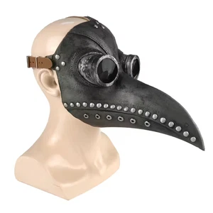Plague Doctor Mask Costume Accessory Haloween Cosplay Gothic - Picture 1 of 11