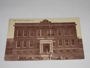 SHINGLEHOUSE PA - 1916 GEBRAUCHTE POSTKARTE - HIGH SCHOOL GEBAUT 1911 - Bild 1 von 2