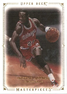 2009-10 Upper Deck #MA-MJ Michael Jordan Masterpieces Chicago Bulls - Imagen 1 de 2