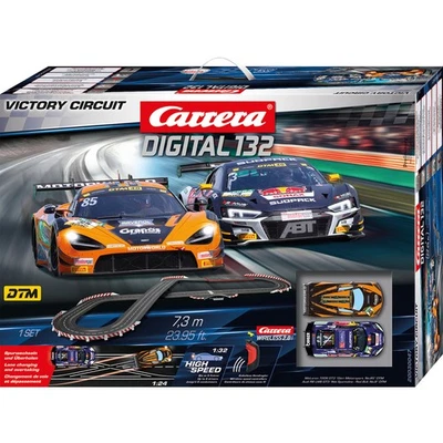 Carrera 30047 Digital 1:32 Victory Circuit DTM Slot Car Set Audi vs McLaren - image 1 of 4