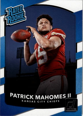 Patrick Mahomes II 2017 Donruss Clasificado Rookie Football Chiefs RC Q3842 Foto 1 de 2
