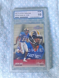 PGA Gem Mint 10 Justin Gage RC - Imagen 1 de 2