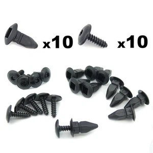 Useful Screws Grommet Black Car Parts Replacement Replaces Splashguard - Picture 1 of 7