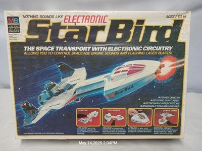 Milton Bradley Electronic Star Bird 1978 nave espacial completa 100 % funciona adulto Foto 1 de 4