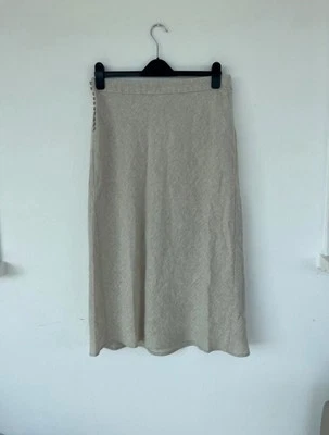 100% Linen side button skirt Midi Skirt Whistles Size 14 Brand New With Tags - Image 1 of 4