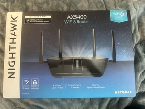 Netgear RAX54S-100NAS Nighthawk AX6 6-Stream AX5400 WiFi Router NO ADAPTER - Picture 1 of 11