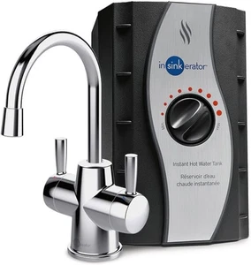 InSinkErator Stainless Steel Tank, HC250C-SS HOT250 System, 2-Handle Chrome - Imagen 1 de 8