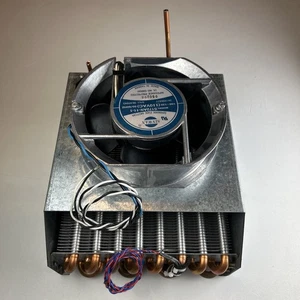 Condensador refrigerado por agua con aleta de aluminio tubo de cobre refrigerado por aire 8"x9"x3", con ventilador 110v - Imagen 1 de 17