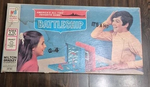 1967 BATTLESHIP Board Game Complete Milton Bradley #4730 USA Vintage - COMPLETE - Picture 1 of 16