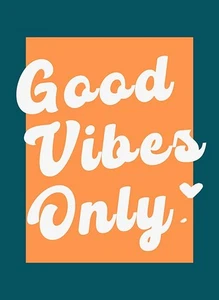 Good Vibes Only - Motivational Poster - Picture 1 of 4