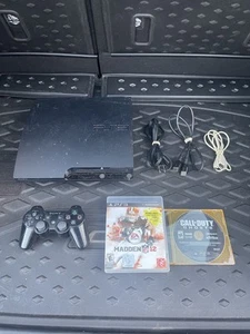 Sony PlayStation 3 PS3 Slim 320GB Console Bundle with Accessories & 2 Games READ - Picture 1 of 16