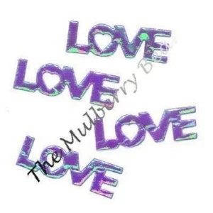 10 lila LIEBE für Paper Pieces, Sammelalben, Karten - Bild 1 von 1