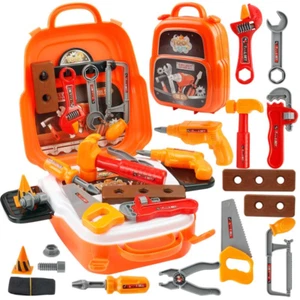 NETNEW Kids Tool Set - 21PCS Toddler Construction Toy Set with Toolbox - Picture 1 of 7