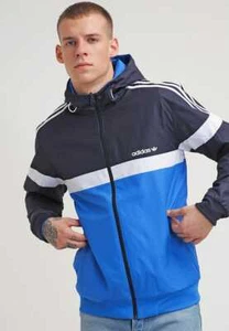 Chaqueta Adidas Originals Súper Rara De Colección Itasca Azul Blanco Shell Cal Surf Pequeña - Imagen 1 de 10