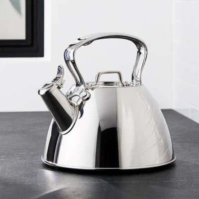 All-Clad 18/10 Stainless Steel 2 quart Tea Kettle Full Handle