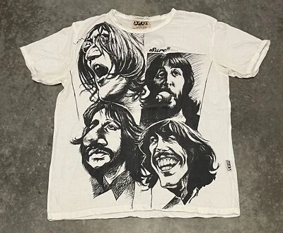 Men’s Sure The Beatles Big Graphic Short Sleeve T-Shirt Adult Size Medium - Image 1 of 4