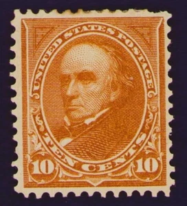 283 Ty II 10¢ Mint Hinged, Patch of Remnant - Picture 1 of 3