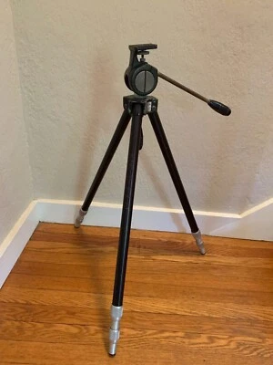 Vintage Quick-Set TELESCOPING CAMERA TRIPOD 66" Pan Tilt Head SK1 USA 5261 - Image 1 of 4
