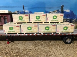 1/64 scale trailer load set of 11 TRUCK LOAD OF FUN John Deere  ertl, dcp, semi - Picture 1 of 3