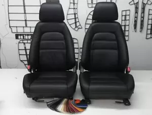 Mazda MX5 Echtledersitz schwarz (bunt oder zweifarbig möglich echt) - Bild 1 von 9