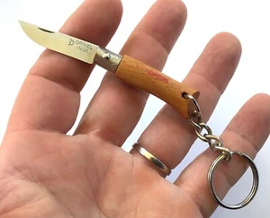 ANCIEN COUTEAU OPINEL INOX N°2 PORTE CLEF MESSER OLD KNIFE COLTELLO CUCHILLO - Imagen 1 de 5