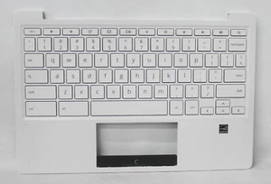 1A-NA0021NR-PALMREST HP Top Cover Snow White With Keyboard 11A-Na0021Nr"GRADE A" - Picture 1 of 1