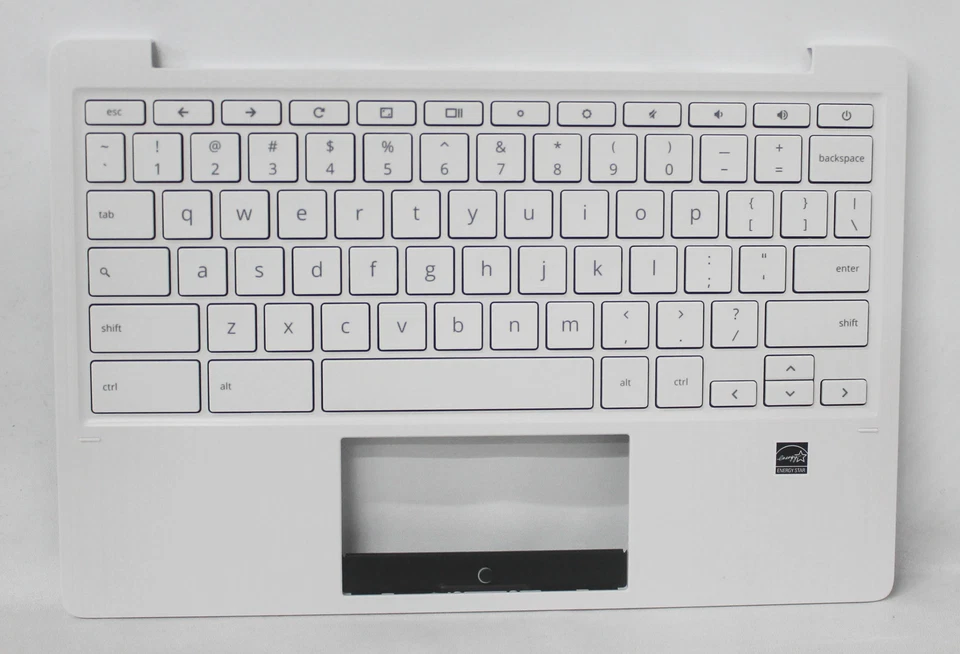 1A-NA0021NR-PALMREST HP Top Cover Snow White With Keyboard 11A-Na0021Nr"GRADE A" - Image 1 of 1