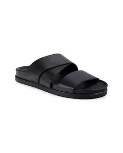 BRUNO MAGLI SAN REMO LEATHER SLIDE Sandals Size US 8M EU 41 NIB - Picture 1 of 5
