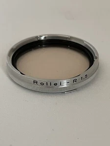 #30578 - Rolleiflex Rollei UV / R1,5 Farb- Korrektur Filter  for RIII Bayonet - Picture 1 of 3