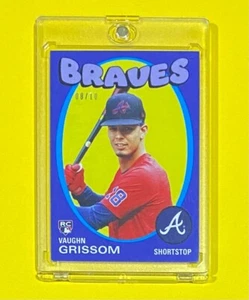 2023 Topps Throwback Thursday Vaughn Grissom AZUL PARALELO/10 SSP Braves #43 radiocontrol - Imagen 1 de 3