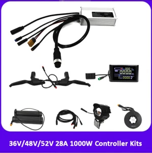 E-Bike 36V/48V/52V 28A 1000W Elektrofahrrad Controller SW900 buntes Display - Bild 1 von 14