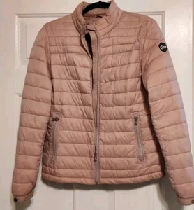 Zyia Active The Whistler Baby Pink Puffer Jacket Women's Size XL Nylon Poly - Picture 1 of 11
