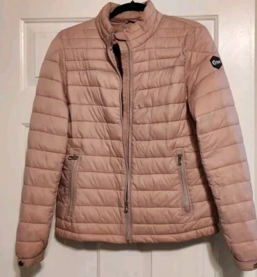 Zyia Active Baby Pink Puffer Jacket Women's Size XL "The Whistler" Nylon Light - Image 1 of 4