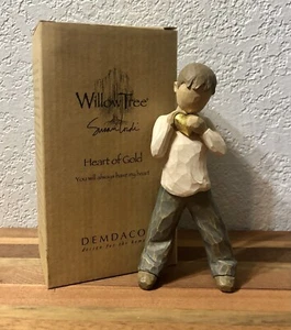 Willow Tree Heart Of Gold Boy Figurine Susan Lordi Demdaco 2004 Marked - Picture 1 of 5