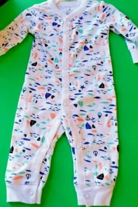 JUNGEN KLEINKIND CARTER BABY OZEAN MOTIV WEISS GRÖSSE 3 MONATE STRETCHIE NEU MIT ETIKETT FISCHE - Bild 1 von 12