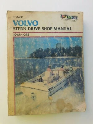 Manual de reparación de taller Clymer Volvo Stern Drive 1968-1985 ISBN 0-89287-399-X Foto 1 de 4